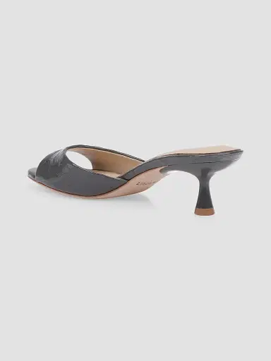 L'Agence Women's Arleen II 55MM Croc-Embossed Patent Leather Mules | Thumbnail 3 L'Agence Women's Arleen II 55MM Croc-Embossed Patent Leather Mules | Thumbnail 3