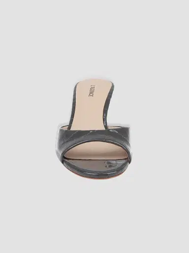 L'Agence Women's Arleen II 55MM Croc-Embossed Patent Leather Mules | Thumbnail 5 L'Agence Women's Arleen II 55MM Croc-Embossed Patent Leather Mules | Thumbnail 5