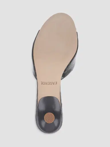 L'Agence Women's Arleen II 55MM Croc-Embossed Patent Leather Mules | Thumbnail 6 L'Agence Women's Arleen II 55MM Croc-Embossed Patent Leather Mules | Thumbnail 6