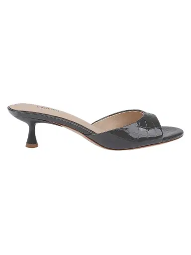 L'Agence Women's Arleen II 55MM Croc-Embossed Patent Leather Mules | Thumbnail 1 L'Agence Women's Arleen II 55MM Croc-Embossed Patent Leather Mules | Thumbnail 1