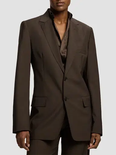 Ralph Lauren Collection Women's Marcy Wool-Blend Jacket | Thumbnail 4 Ralph Lauren Collection Women's Marcy Wool-Blend Jacket | Thumbnail 4