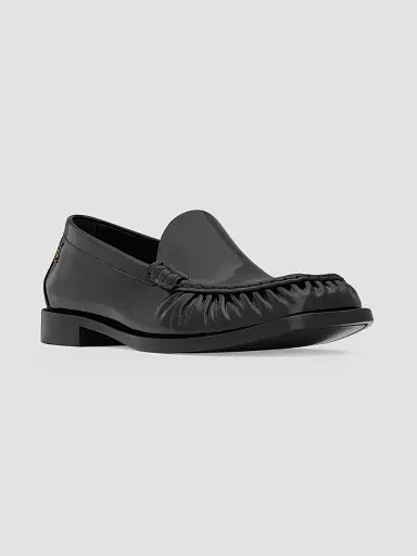 Saint Laurent Men's Theobald Loafers in Glazed Leather | Thumbnail 2