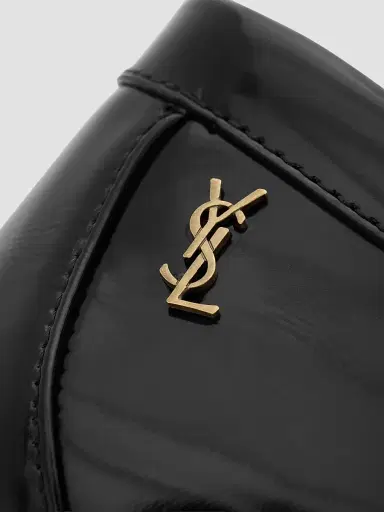 Saint Laurent Men's Theobald Loafers in Glazed Leather | Thumbnail 4