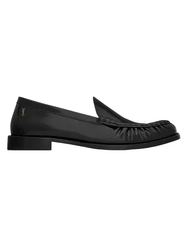 Saint Laurent Men's Theobald Loafers in Glazed Leather | Thumbnail 1