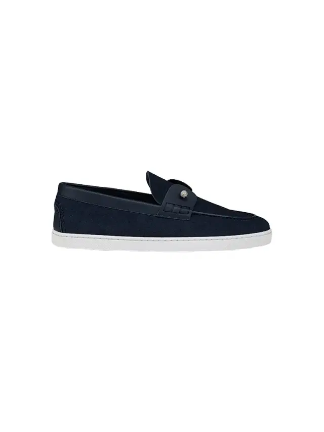 Christian Louboutin Men's Chambeliboat Yacht Loafers - Marine