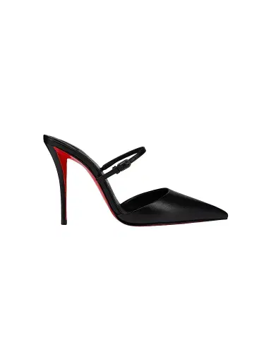 Christian Louboutin Women's Milena Mule Sandals - Black - Size 12 | Thumbnail 1