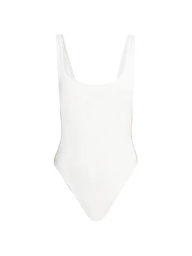 Burberry Women's Sorcha One-Piece Swimsuit - Chalk