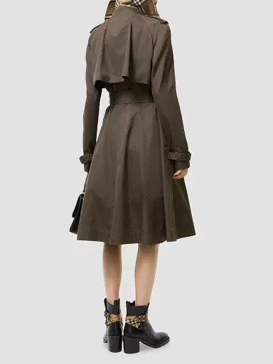 Burberry Women's Pembury Cotton Trench Coat - Estuary Brown - Size 16 | Thumbnail 3 Burberry Women's Pembury Cotton Trench Coat - Estuary Brown - Size 16 | Thumbnail 3