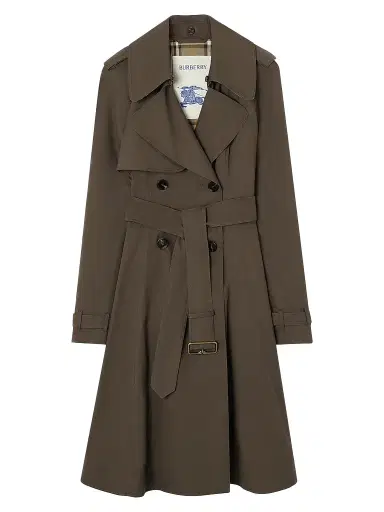 Burberry Women's Pembury Cotton Trench Coat - Estuary Brown - Size 16 | Thumbnail 1 Burberry Women's Pembury Cotton Trench Coat - Estuary Brown - Size 16 | Thumbnail 1