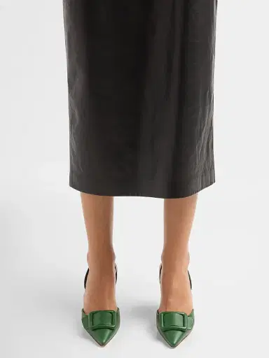Manolo Blahnik Women's Maysli 70MM Slingback Pumps | Thumbnail 2 Manolo Blahnik Women's Maysli 70MM Slingback Pumps | Thumbnail 2