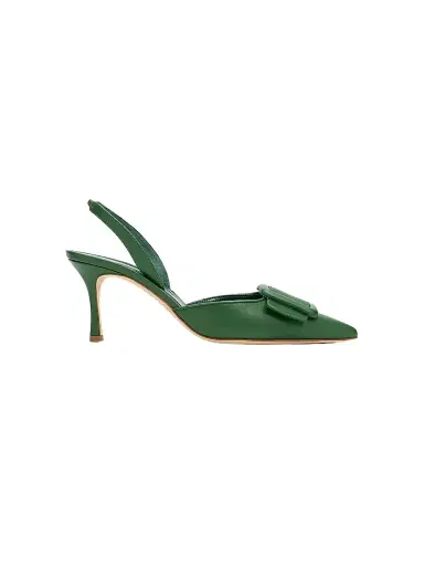 Manolo Blahnik Women's Maysli 70MM Slingback Pumps | Thumbnail 1 Manolo Blahnik Women's Maysli 70MM Slingback Pumps | Thumbnail 1