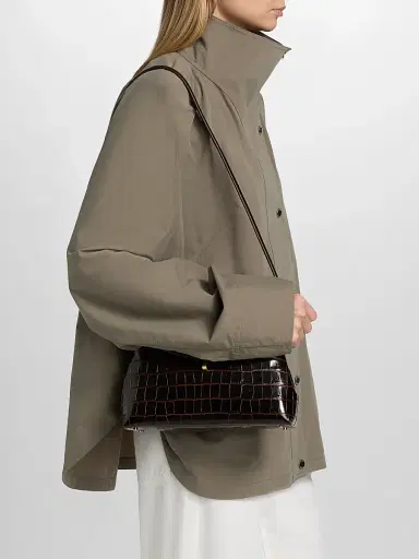 TOTEME Women's Organic Cotton-Blend Stand-Collar Jacket | Thumbnail 4 TOTEME Women's Organic Cotton-Blend Stand-Collar Jacket | Thumbnail 4