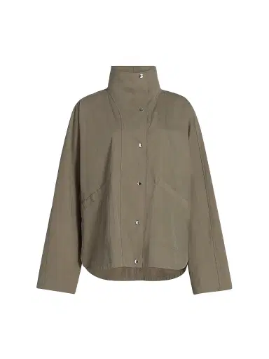 TOTEME Women's Organic Cotton-Blend Stand-Collar Jacket | Thumbnail 1 TOTEME Women's Organic Cotton-Blend Stand-Collar Jacket | Thumbnail 1