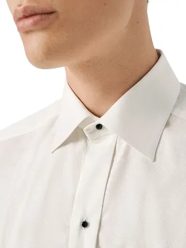 Eton Men's Metallic Bib Formal Slim-Fit Shirt | Thumbnail 5 Eton Men's Metallic Bib Formal Slim-Fit Shirt | Thumbnail 5