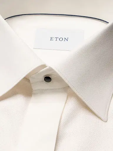 Eton Men's Metallic Bib Formal Slim-Fit Shirt | Thumbnail 7 Eton Men's Metallic Bib Formal Slim-Fit Shirt | Thumbnail 7