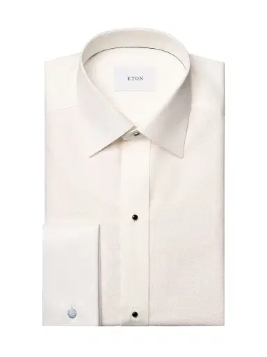 Eton Men's Metallic Bib Formal Slim-Fit Shirt | Thumbnail 1 Eton Men's Metallic Bib Formal Slim-Fit Shirt | Thumbnail 1