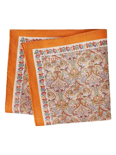 Eton Men's Floral Silk Pocket Sqaure | Thumbnail 1