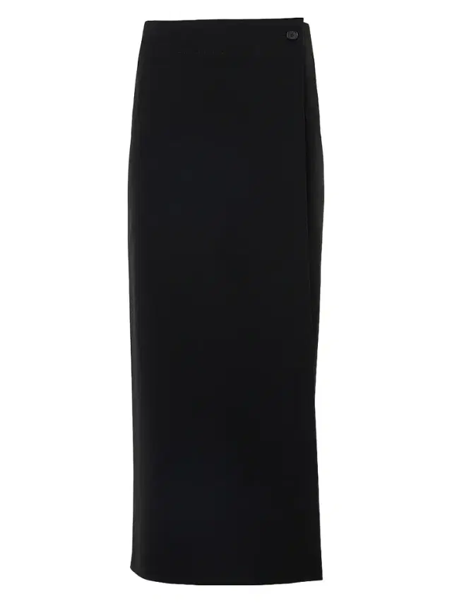 Akris punto Women's Jersey Wrap Midi Skirt - Black