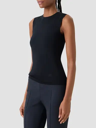 Akris Women's Stretch-Silk Knit Top - Black - Size 14 | Thumbnail 6 Akris Women's Stretch-Silk Knit Top - Black - Size 14 | Thumbnail 6