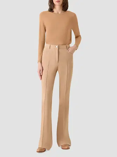 Akris Women's Fine-Gauge Knit Cashmere-Silk Sweater | Thumbnail 2 Akris Women's Fine-Gauge Knit Cashmere-Silk Sweater | Thumbnail 2