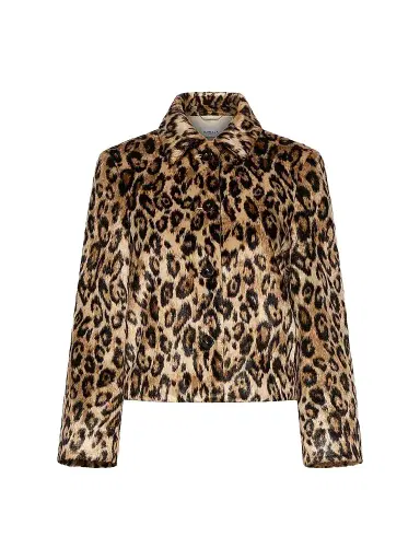 Marella Women's Boxy Pony Skin Print Jersey Jacket - Size 8 | Thumbnail 1 Marella Women's Boxy Pony Skin Print Jersey Jacket - Size 8 | Thumbnail 1