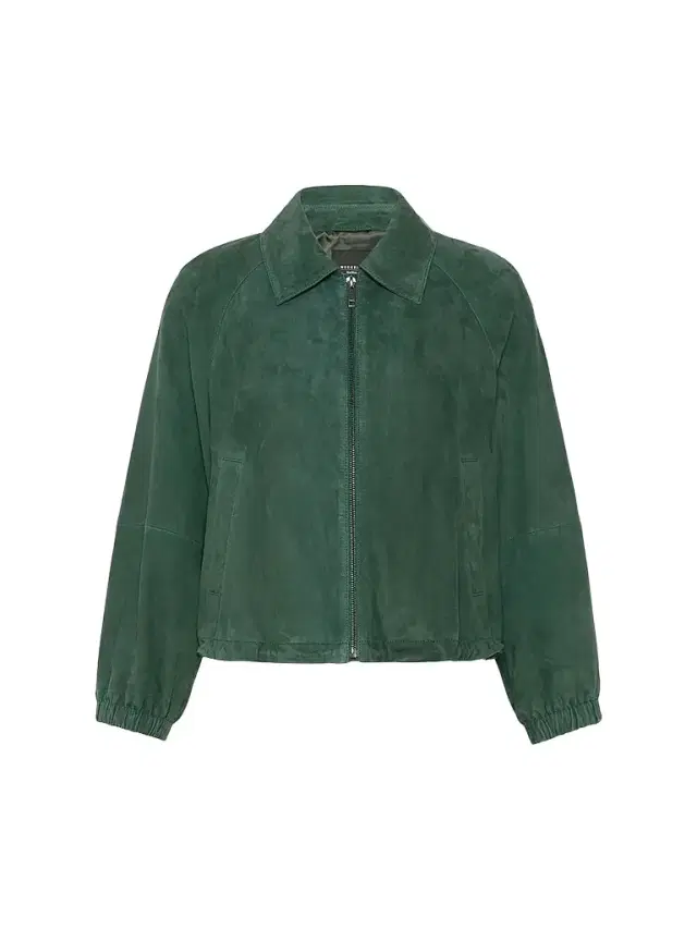 Weekend Max Mara Women's Suede Jacket - Dark Green