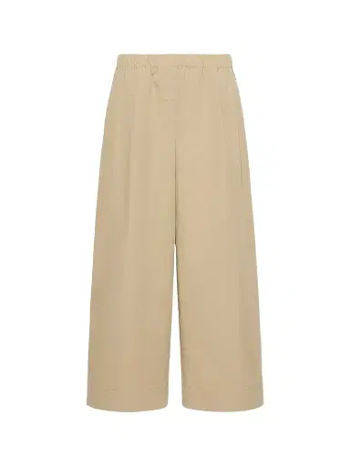 Weekend Max Mara Women's Flared Cotton Gabardine Trousers - Beige | Thumbnail 1 Weekend Max Mara Women's Flared Cotton Gabardine Trousers - Beige | Thumbnail 1