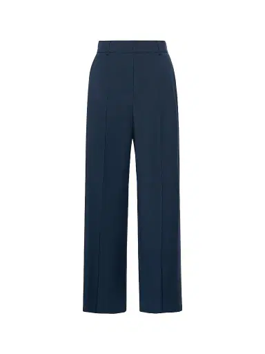Weekend Max Mara Women's Stretch Wool Palazzo Trousers - Navy | Thumbnail 1