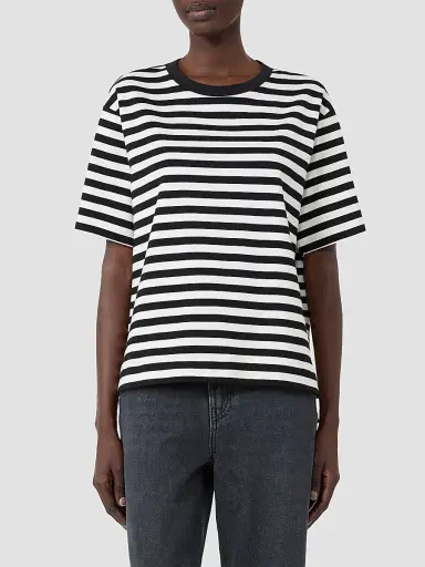 Weekend Max Mara Women's Jersey Boxy T-Shirt - Black - Size XL | Thumbnail 2 Weekend Max Mara Women's Jersey Boxy T-Shirt - Black - Size XL | Thumbnail 2