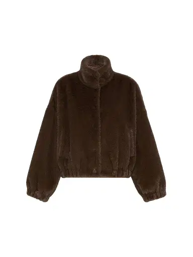 Weekend Max Mara Women's Fluffy Textured Short Jacket - Brown | Thumbnail 1