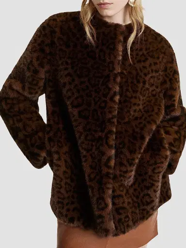 Marella Women's Animal Print Coat | Thumbnail 3 Marella Women's Animal Print Coat | Thumbnail 3