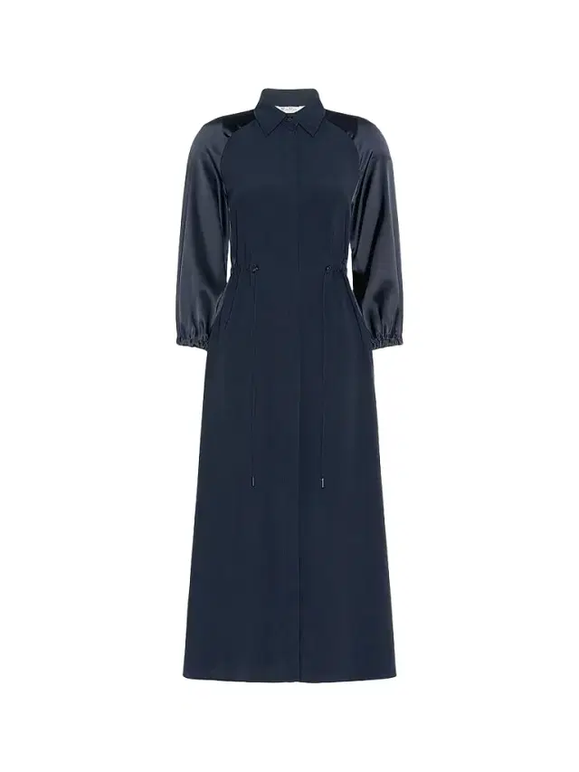 Max Mara Women's Satin Shirt Dress - Ultramarine