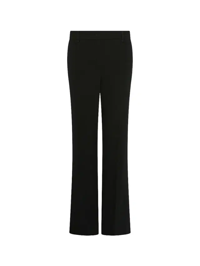 Marella Women's Mini Flare Crêpe Envers Satin Trousers - Black