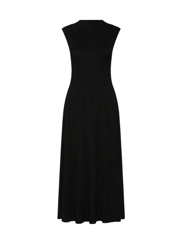 Marella Women's Sleeveless Ribbed Knit Dress - Black