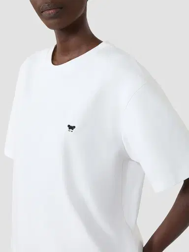 Weekend Max Mara Women's Boxy Fit Cotton T-Shirt - White - Size XL | Thumbnail 6 Weekend Max Mara Women's Boxy Fit Cotton T-Shirt - White - Size XL | Thumbnail 6