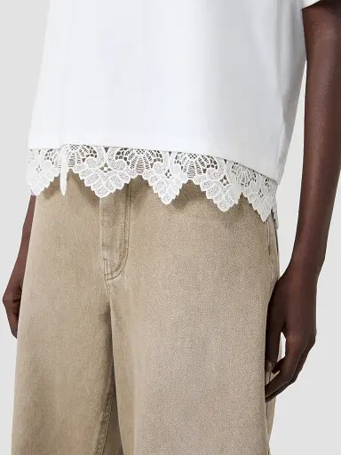 Weekend Max Mara Women's Boxy Fit Cotton T-Shirt - White - Size XL | Thumbnail 7 Weekend Max Mara Women's Boxy Fit Cotton T-Shirt - White - Size XL | Thumbnail 7