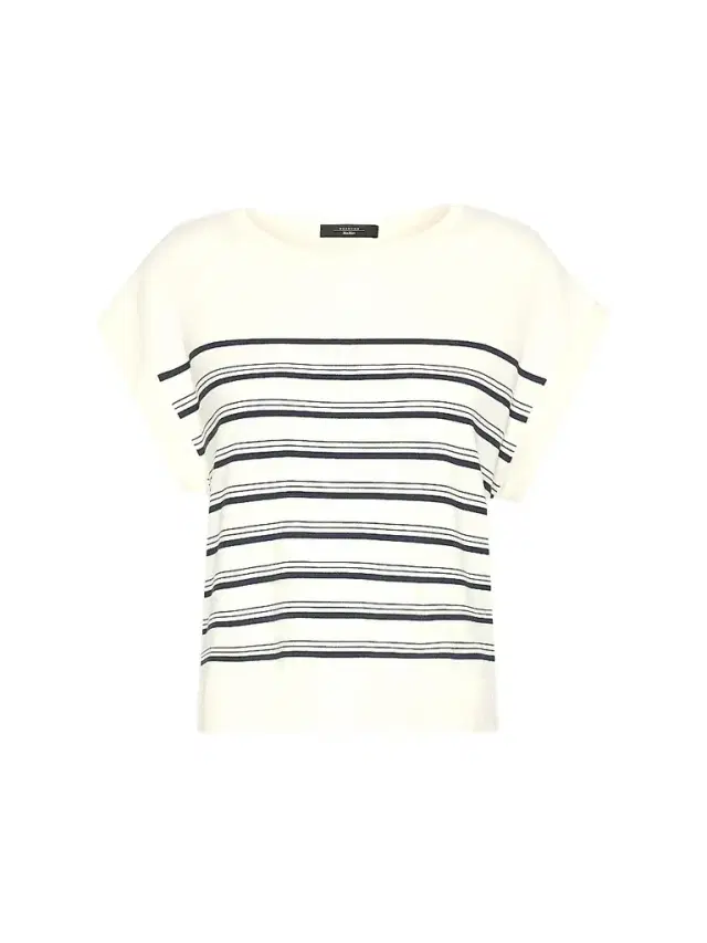 Weekend Max Mara Women's Short Sleeved Viscose Sweater - Ecru