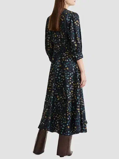 Marella Women's Shirt Dress with Ribbon Ties | Thumbnail 4 Marella Women's Shirt Dress with Ribbon Ties | Thumbnail 4