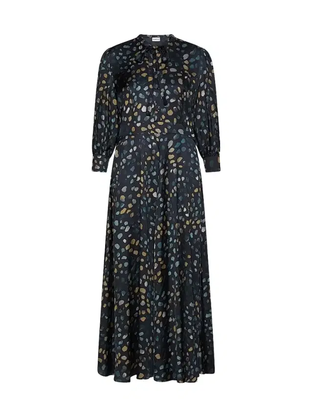 Marella Women's Shirt Dress with Ribbon Ties - Navy