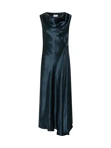 Marella Women's Lightweight Satin Dress - Aviation - Size 12 | Thumbnail 1