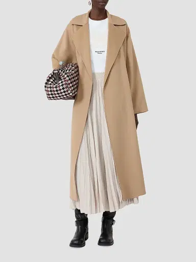 Weekend Max Mara Women's Double Wool Blend Coat - Camel - Size 14 | Thumbnail 2