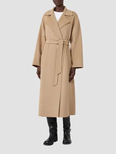Weekend Max Mara Women's Double Wool Blend Coat - Camel - Size 14 | Thumbnail 3