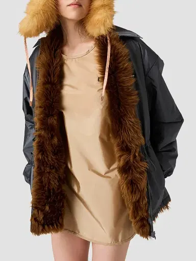 Miu Miu Women's Technical Fabric Dress | Thumbnail 4 Miu Miu Women's Technical Fabric Dress | Thumbnail 4