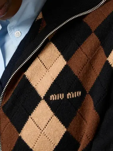 Miu Miu Women's Cashmere Cardigan - Black - Size 4 | Thumbnail 4