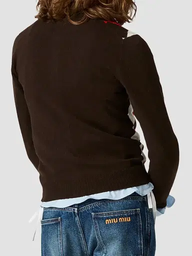 Miu Miu Women's Cashmere Cardigan | Thumbnail 3