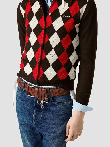 Miu Miu Women's Cashmere Cardigan | Thumbnail 4