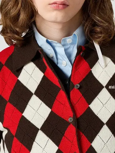 Miu Miu Women's Cashmere Cardigan | Thumbnail 5