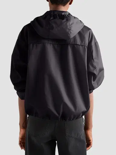 Prada Women's Nylon Rain Jacket - Black - Size XXS | Thumbnail 4