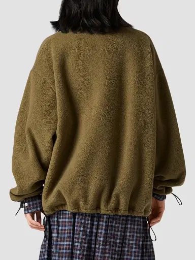 Miu Miu Women's Fleece Zipper Jacket - Green - Size XXL | Thumbnail 3 Miu Miu Women's Fleece Zipper Jacket - Green - Size XXL | Thumbnail 3