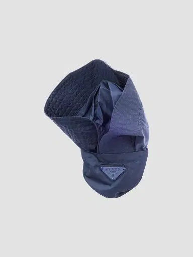 Prada Women's Foldable Nylon Bucket Hat | Thumbnail 2 Prada Women's Foldable Nylon Bucket Hat | Thumbnail 2